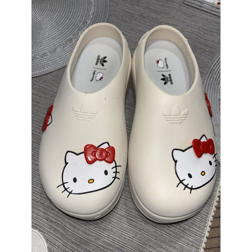 Adidas Adifoam Stan Smith Hello Kitty Mules Size 8